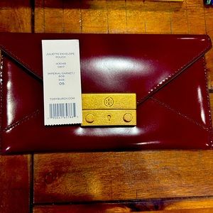 Tory Burch Juliette envelope pouch. Great as a card holder/wallet